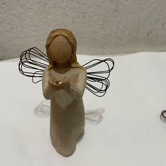 Pair willow tree figurines Just for You 2005 and Angel of freedom - Picture 11 of 12